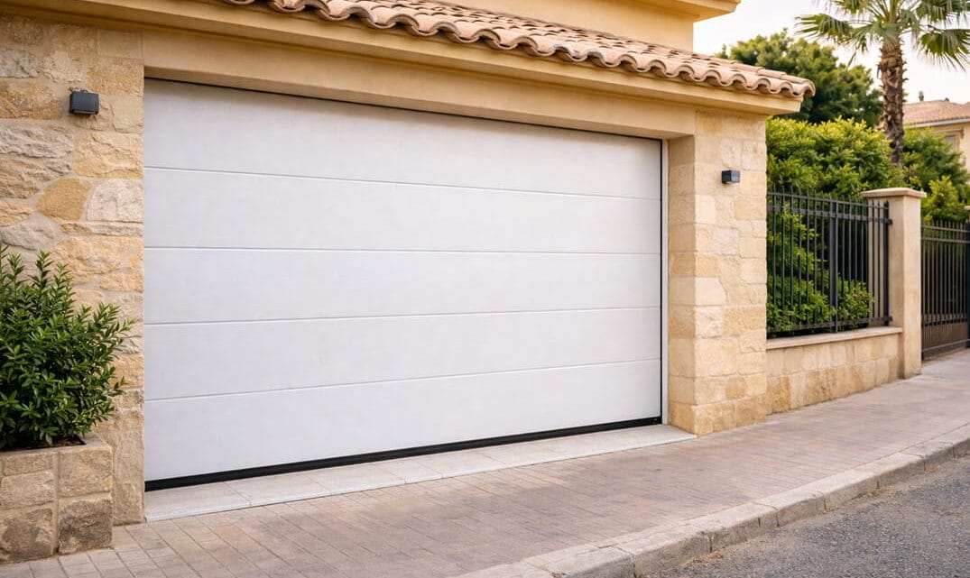 puerta basculante de garaje en vivienda en Sagunto