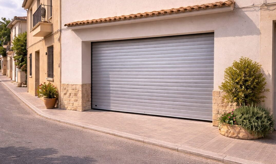 puerta enrollable de garaje en vivienda en Petrés