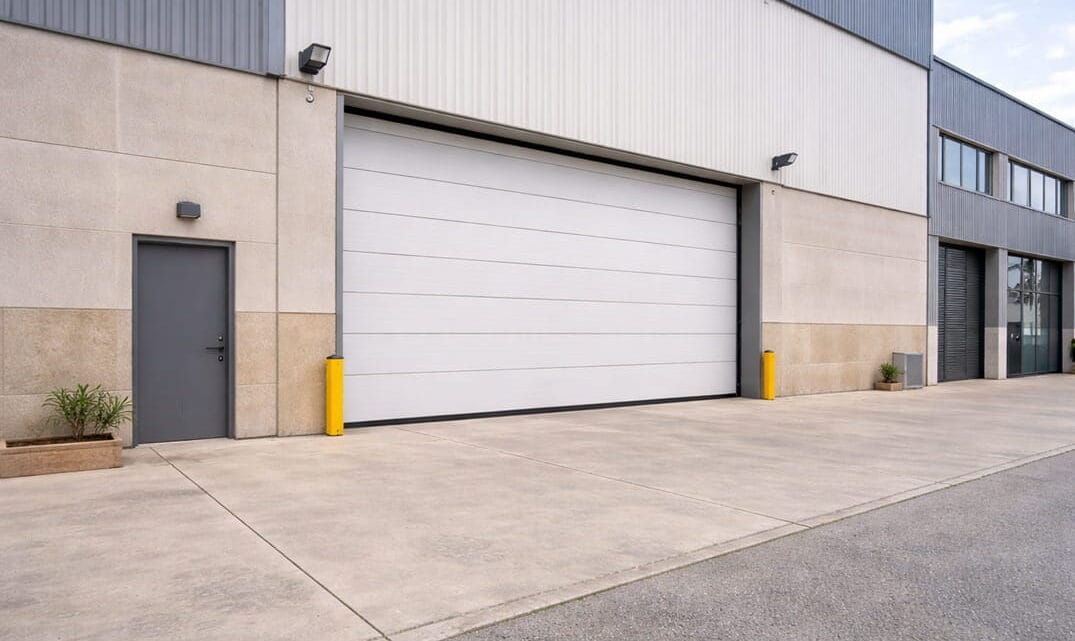 puerta industrial de garaje en nave en Sagunto